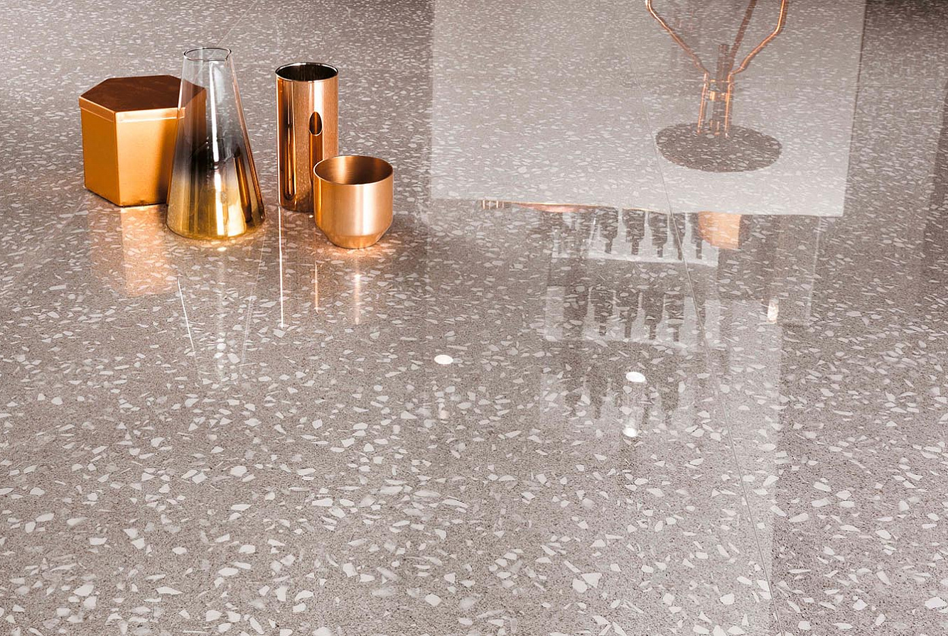 Керамогранит Marvel Gems Terrazzo Pearl Lappato 75x150
